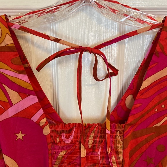 1. State Vibrant Pink & Orange Maxi Dress - Picture 6 of 11